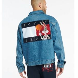 Tommy hilfiger space jam jean jacket Clearance